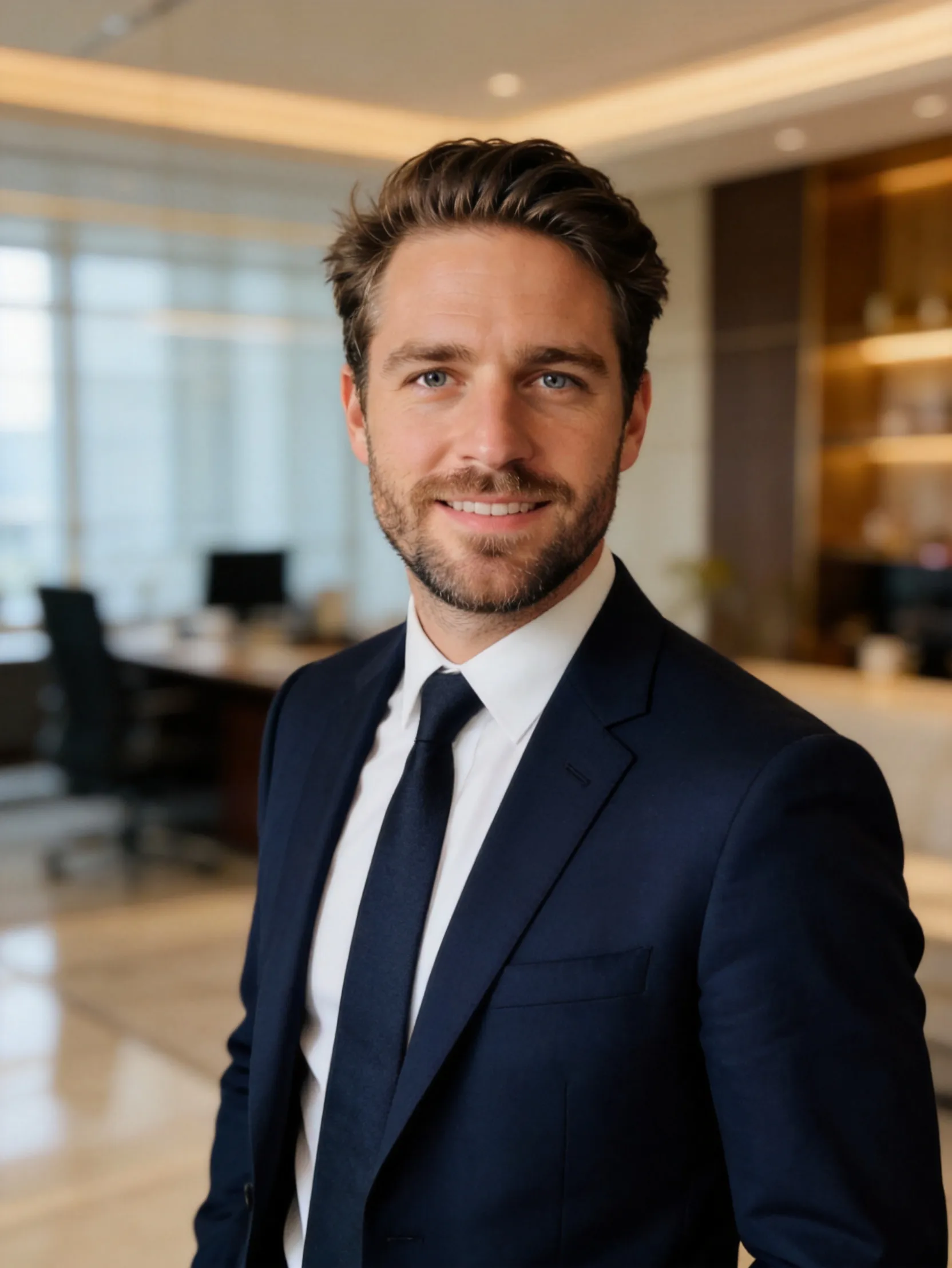 A premium executive portrait designed for CEOs, founders, consultants, and professional LinkedIn pro AI Photo