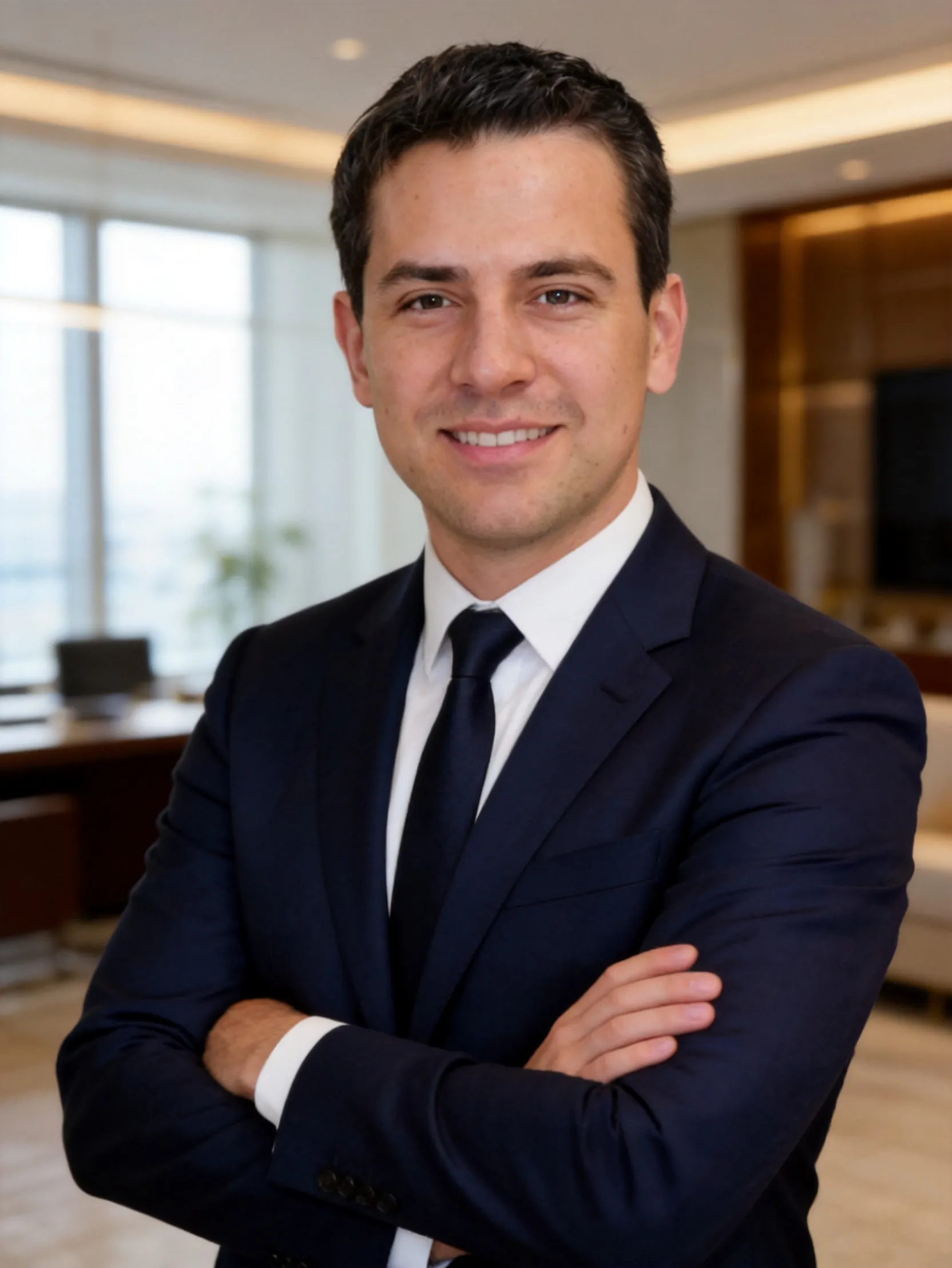 Premium Executive LinkedIn Headshot AI Photo