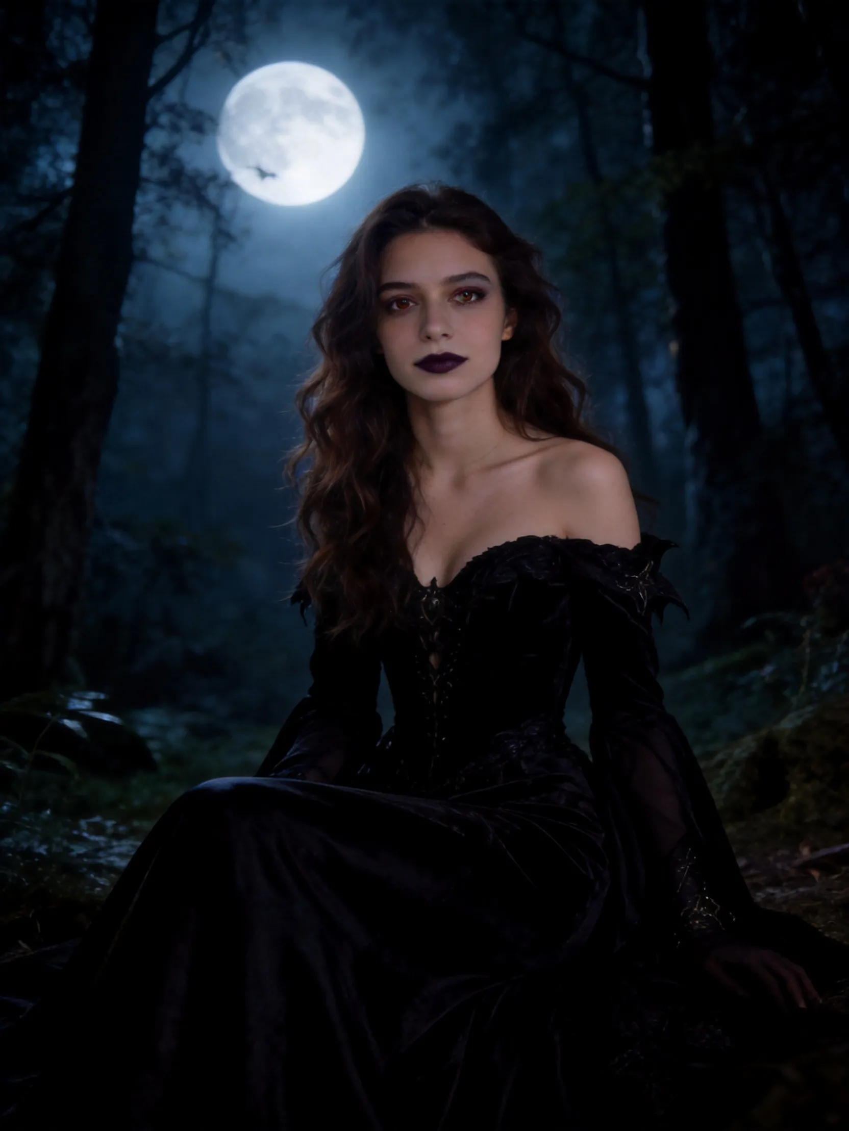 Witch Aesthetic Portrait AI Photo