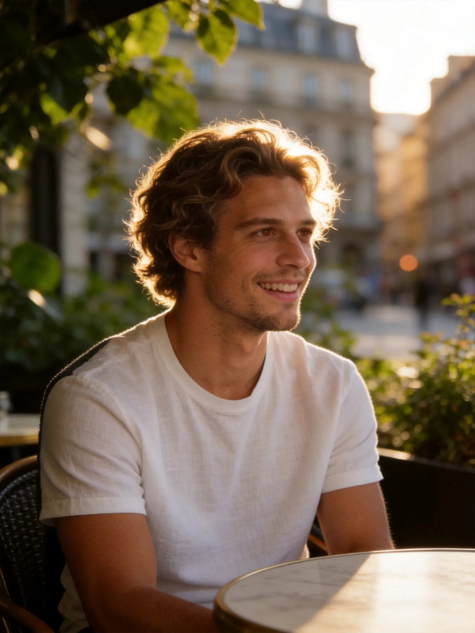 The High-Value Casual / Golden Hour AI Photo