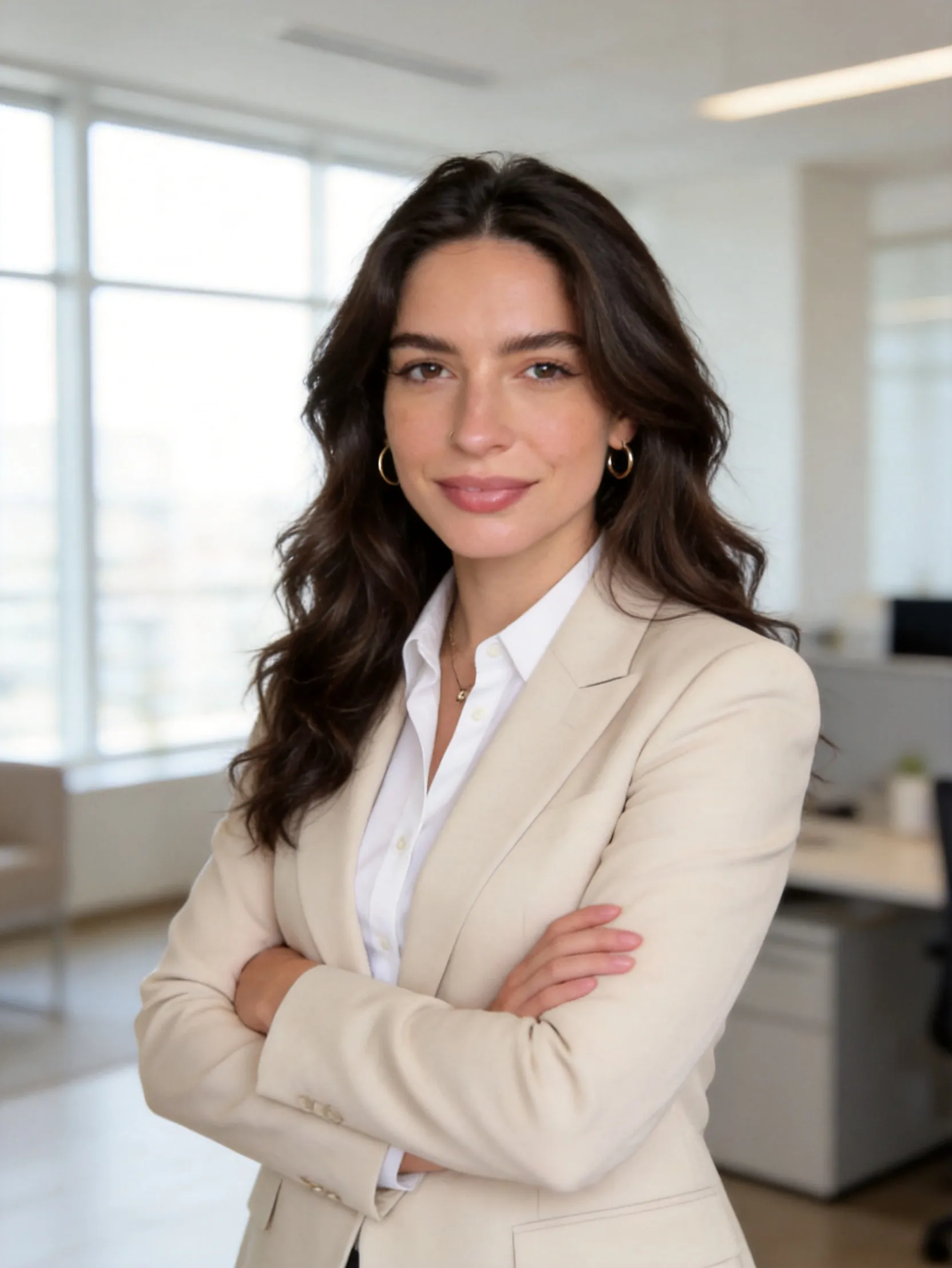 Business Elegance Portrait AI Photo