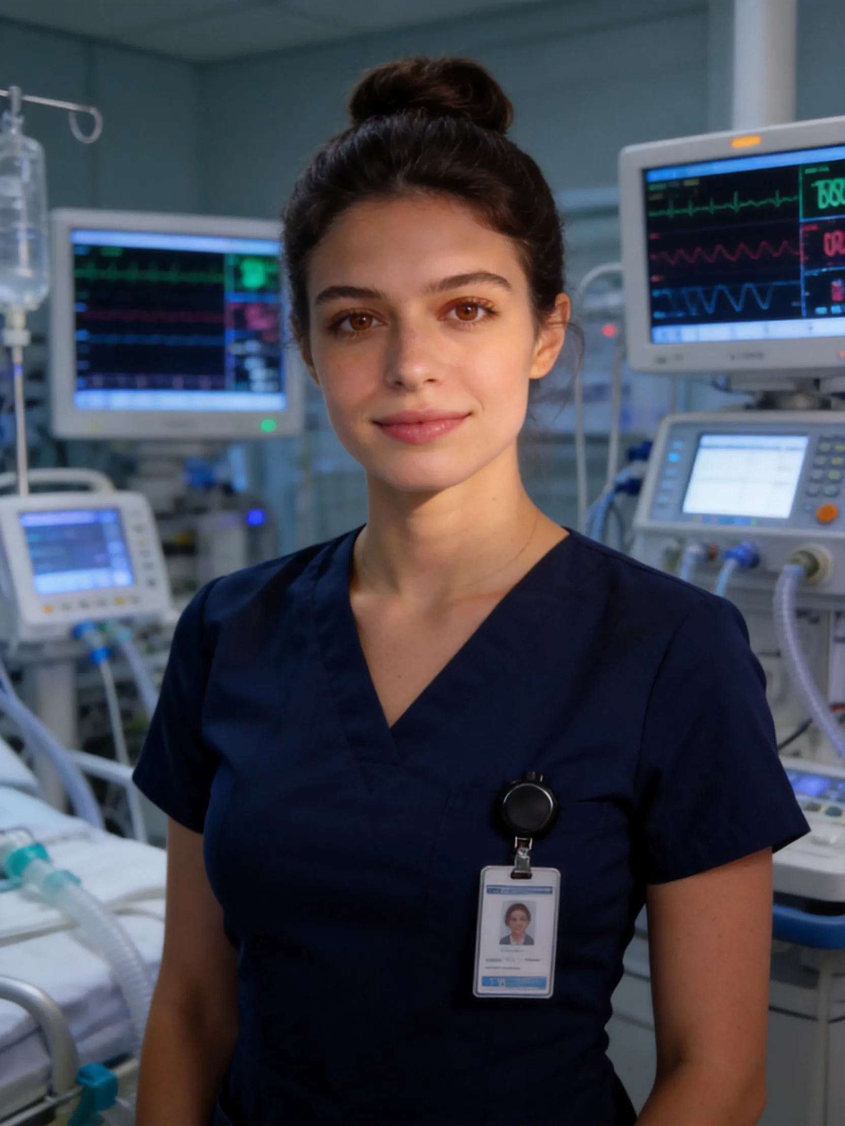 AI Headshot for ICU Nurse