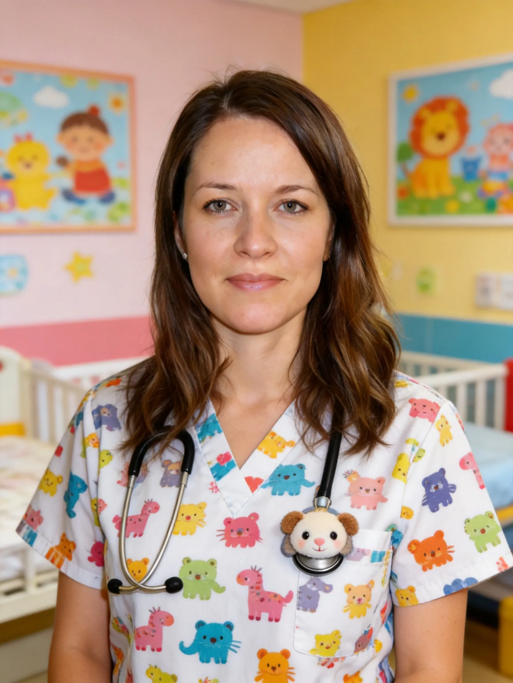 AI Headshot for Pediatric Nurse