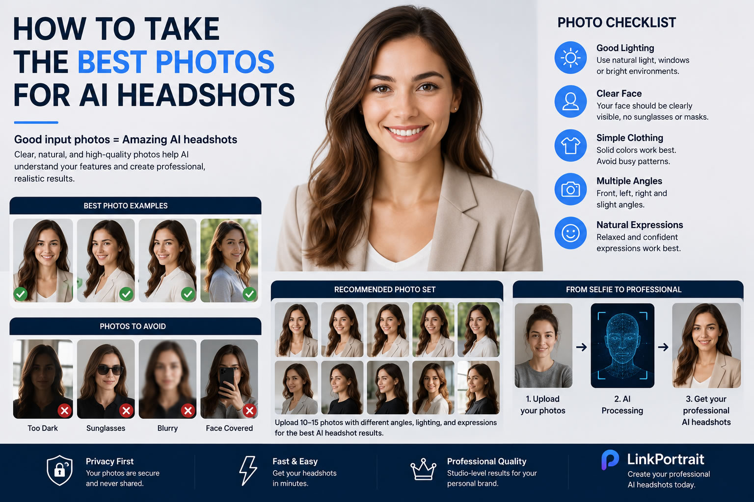 How To Take The Best Photos For AI Headshots: Complete Guide in 2026