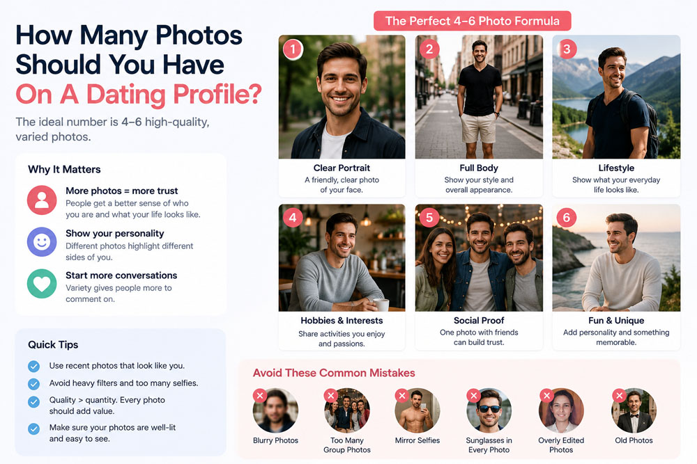 How Many Photos Should You Have On A Dating Profile?
